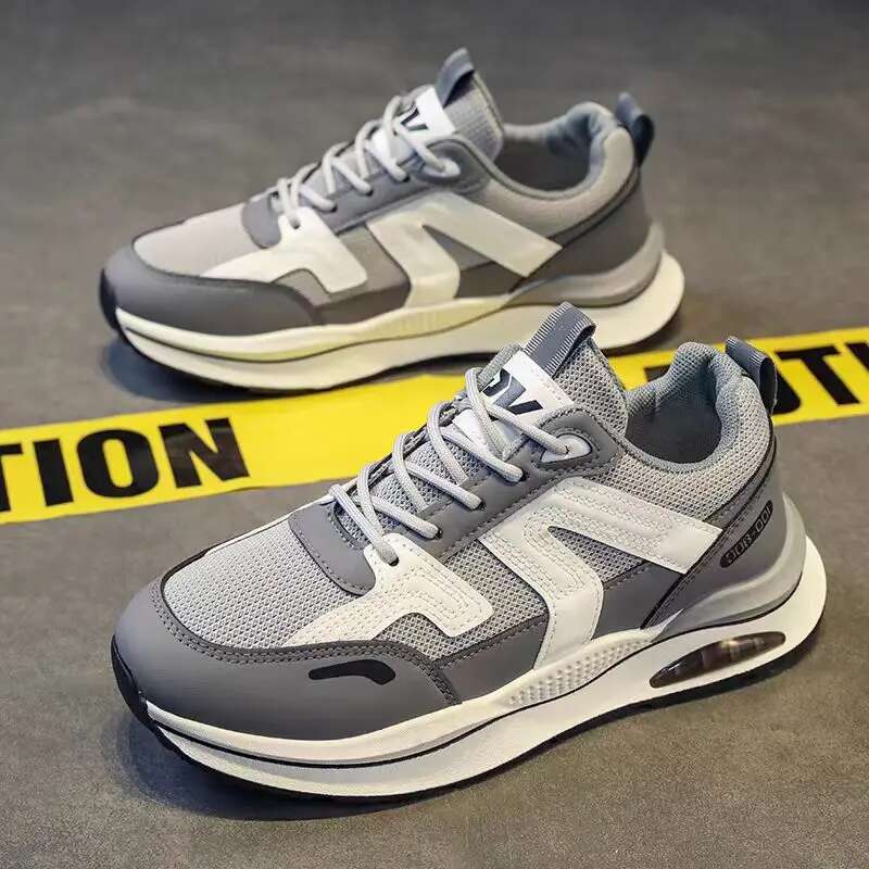 Sneakers Outdoor Casual Lace-up Men 2025 Fashion Breathable Non-Slip Platform Running Sport Comfortable Dad Shoes Male