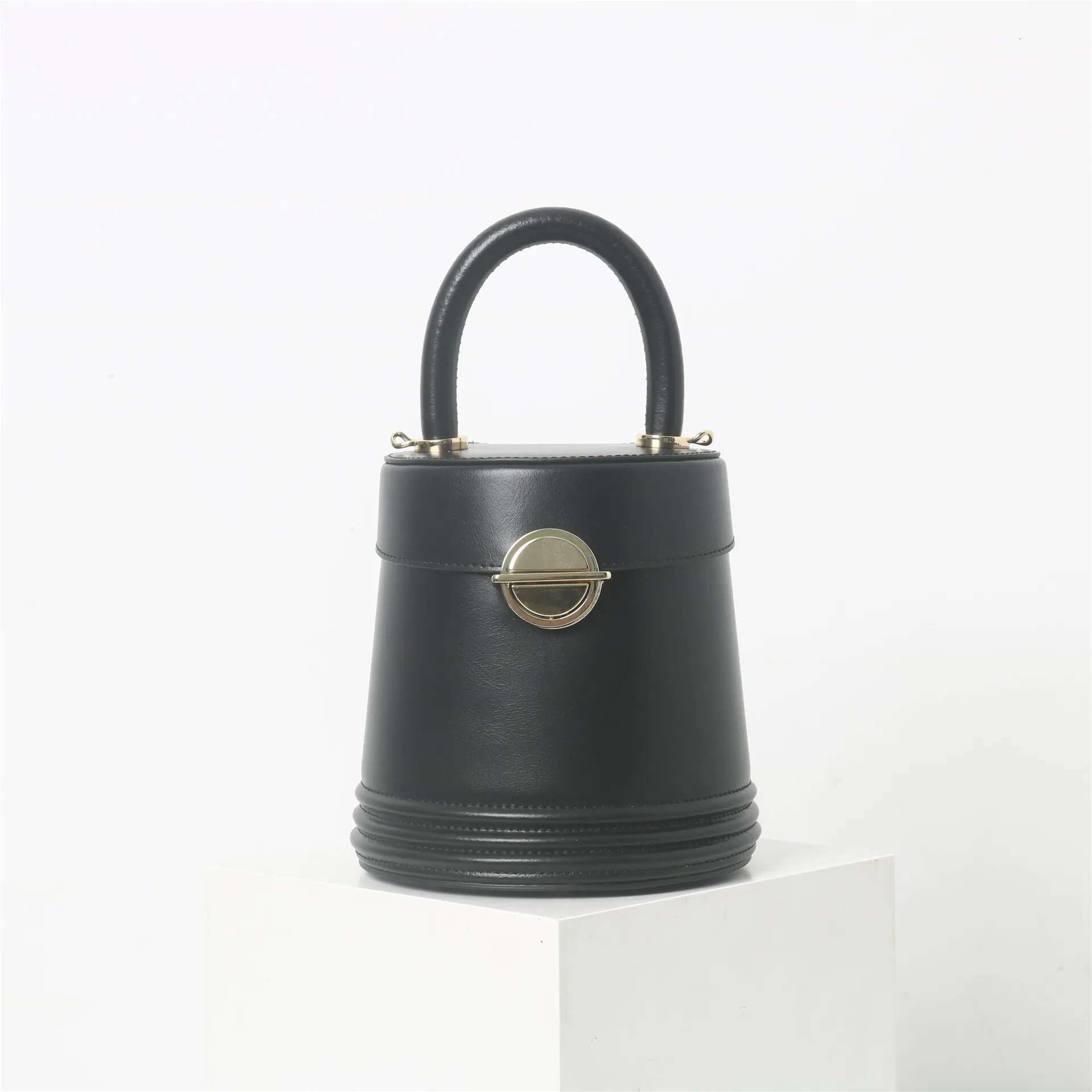 2023 Genuine Leather Women Mini Box Bag Fashion Buckle Handbags High Quality Ladies Simple Shoulder Messenger Bags Retro Totes