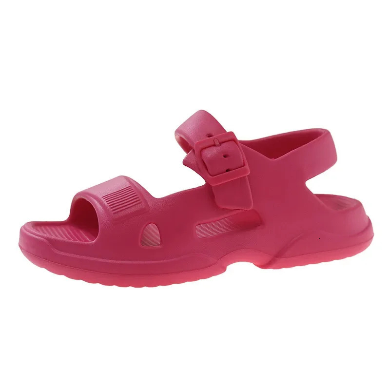 SpringSummer Womens Sandals Flat Casual Jacket Comfortable Breathable Home Solid Color Button Trendy 250321BJ - view 6