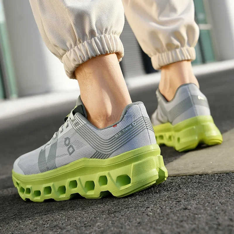 Mens casual wearable sports shoes lightweight breathable mesh surface actual cushio carb plate running shoes Z250407