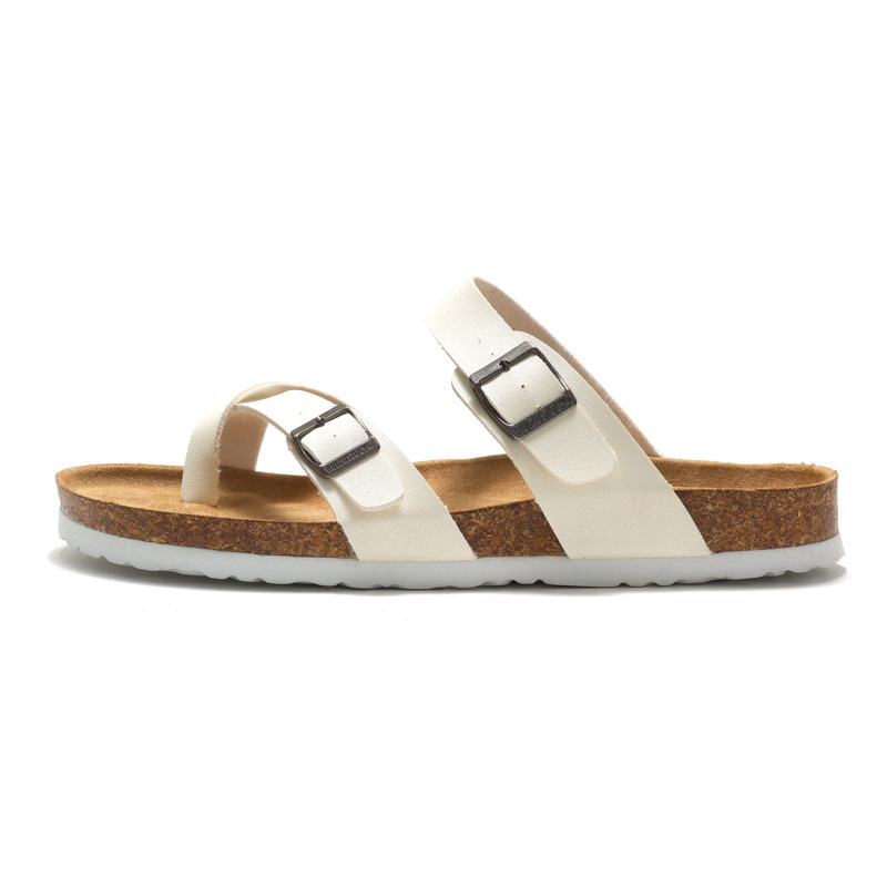 New fashion men's and women's cork hot slippers frosted style, couples beach easy to wear sandals a line horse shoes