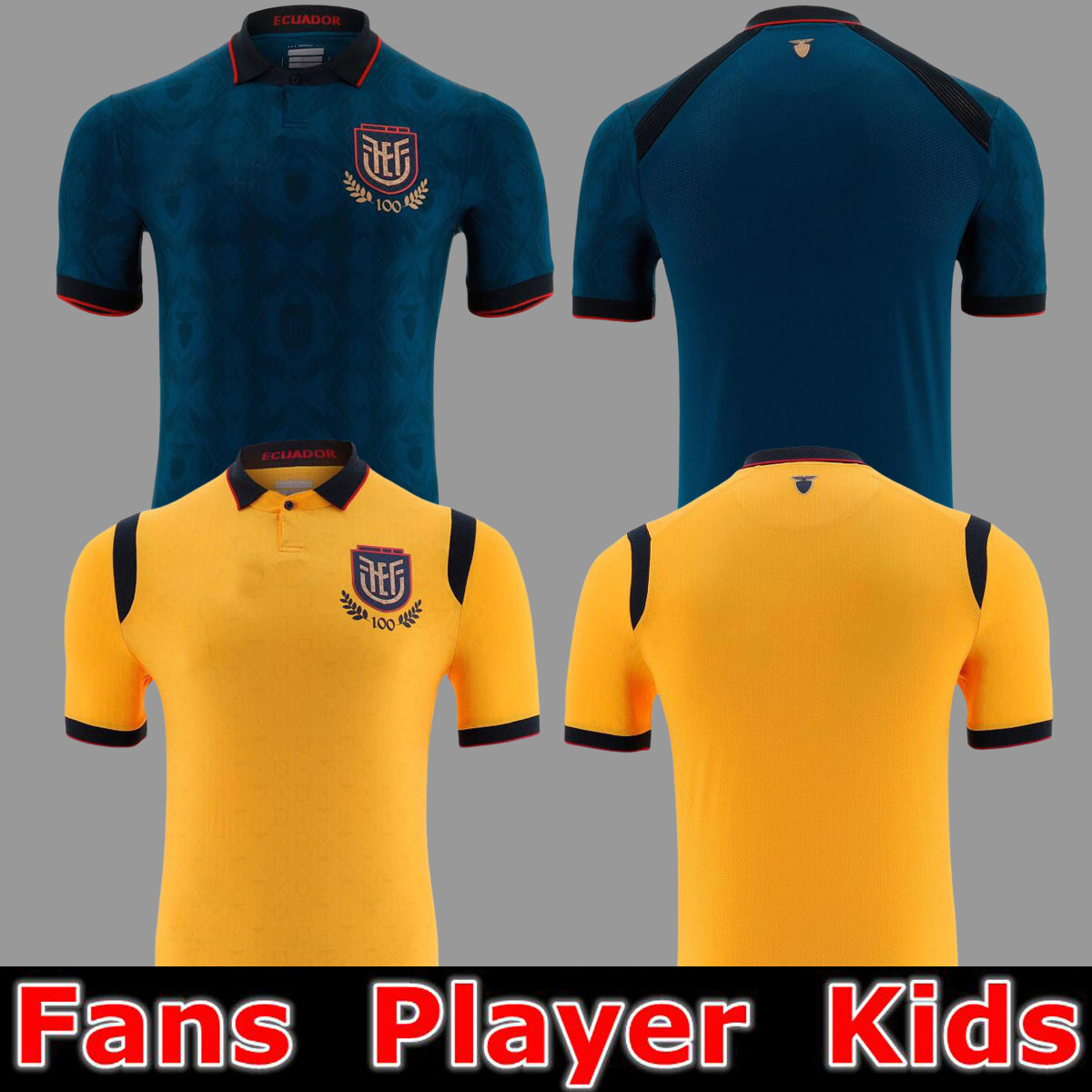 Ecuador 2025 Centenary soccer jerseys home away national team 25 26 IBARRA MENA PRECIADO high quality men kids kit football shirt uniform