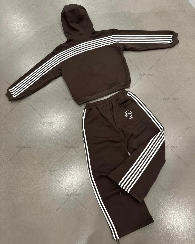 American Street Harajuku Line n Clothing Classic Personality Versatile Trendy y Hoodie Casual Zipper Sweatshirt 250317
