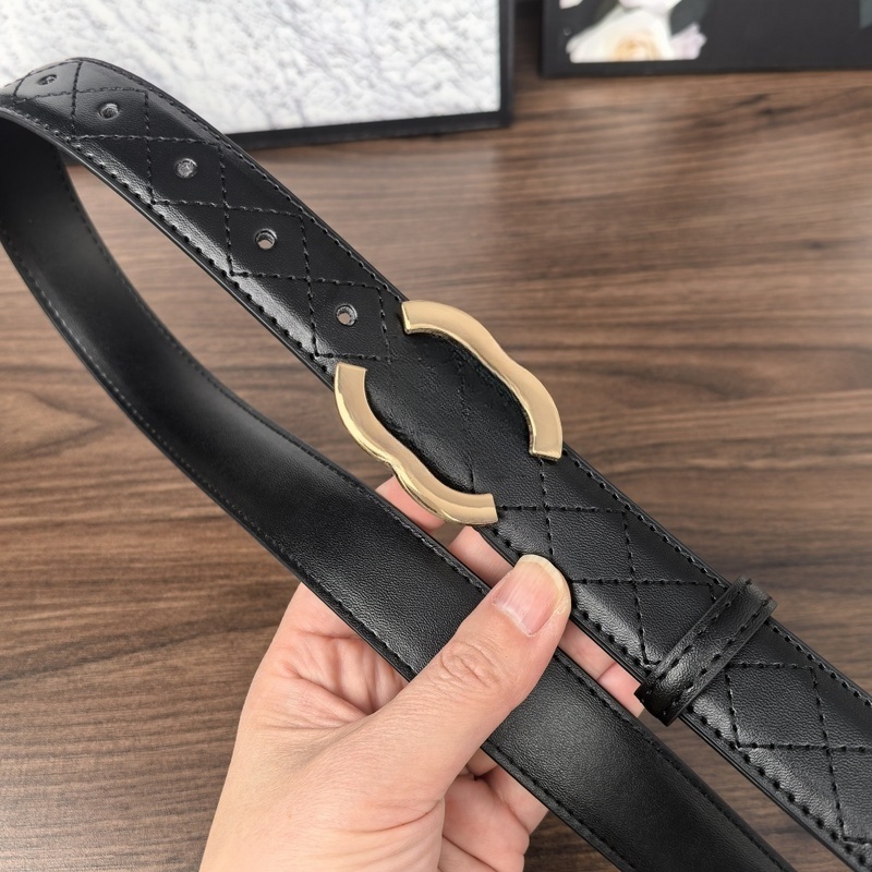 Belt fashion luxury geometric narrow thin for belts designer luxure ceinture women womens belt cintura uomo 3.0 CM