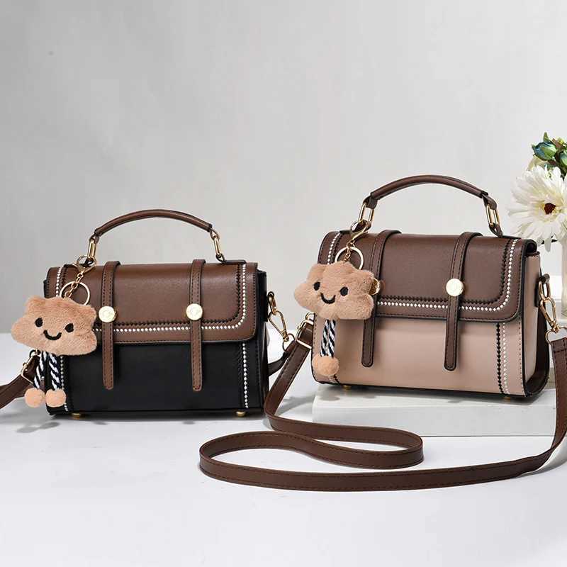 Simple fashion colors contrast the trend of womens handbags the warmth of all college style single shoulder cross bags plus Y250319