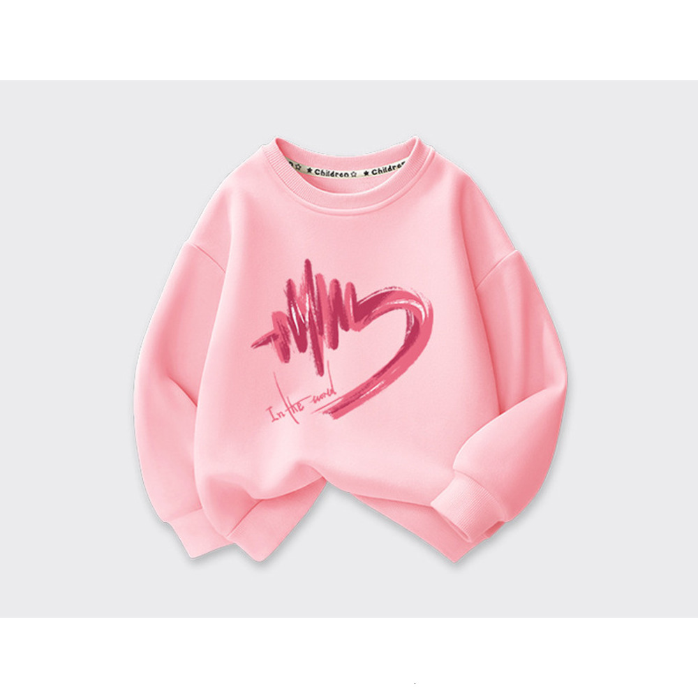 Ddmyshoesvip Girls Hoodie New Style Girls Base Shirt Mid Size Spring And Autumn Outerwear Casual Children S Clothing