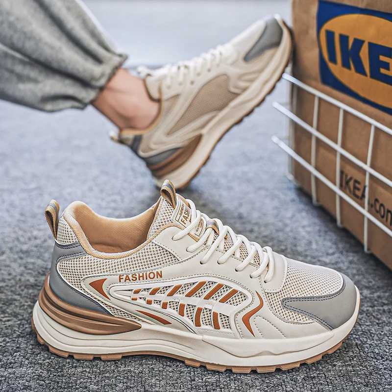2025 Fashion Mens Sports Shoes Mesh Casual Shoes Lac up Mens Shoes Lightweight Vcanize Shoes Walking Sports Shoes Zapatillas Hbre Y250320