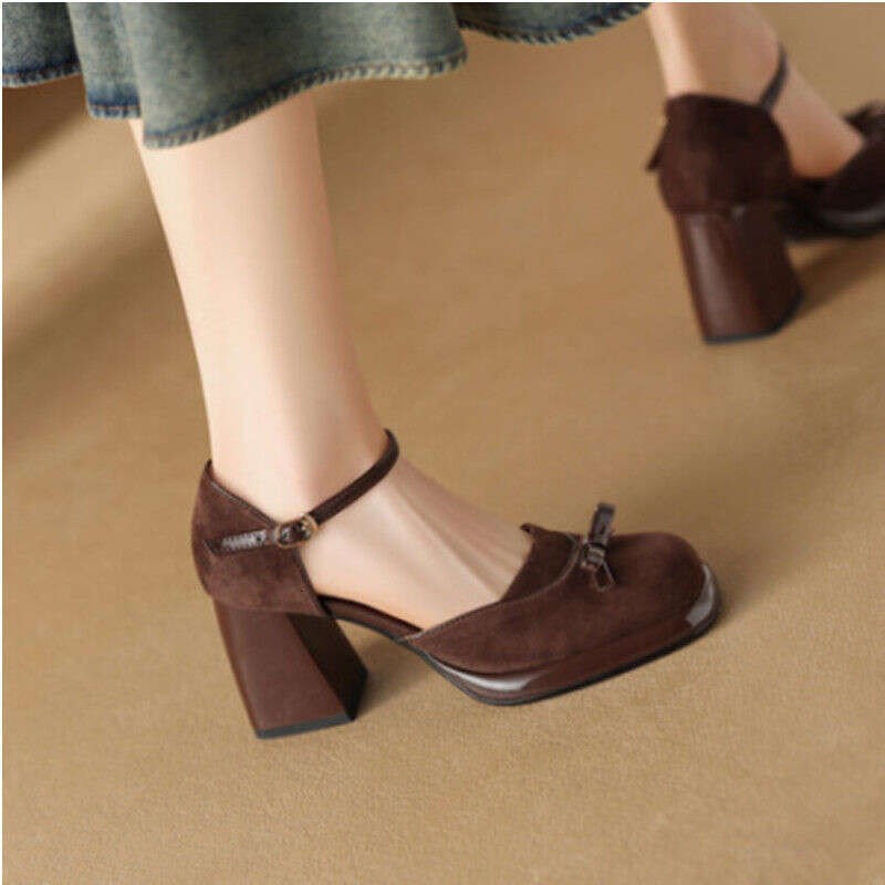 High Heel Z Summer New Style Baotou Sandals Women S Versatile And Comfortable One Button Hollow Coarse High Heels