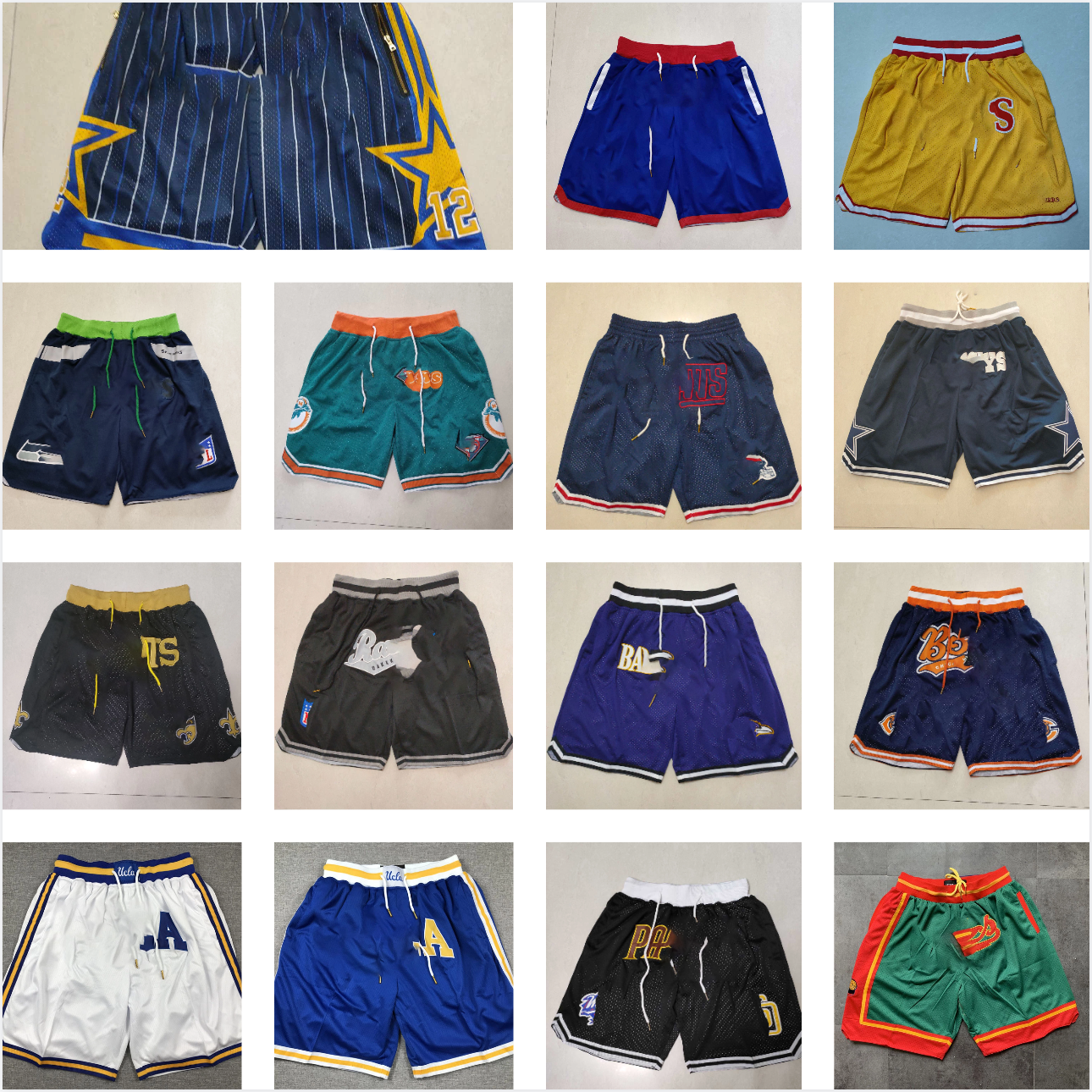 Men's shorts designer shorts basketball shorts team shorts sweat absorbing sports shorts breathable casual shorts