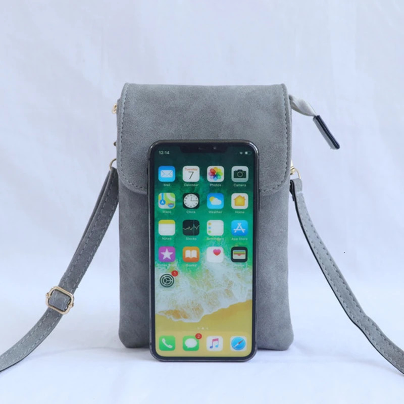 Fashion Women Crossbody Bag PU Leather Mobile Phone Purse Bags Solid Flap Messenger Bag Small Female Shoulder Handbag for Women 250314