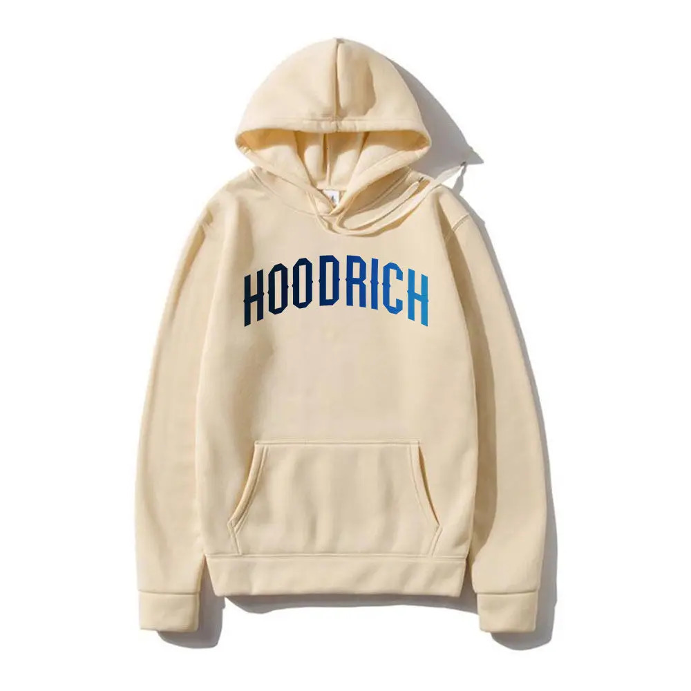 American style hoodie fashion HOODRICH printed unisex plush thick casual sports hiphop streetwear 250320