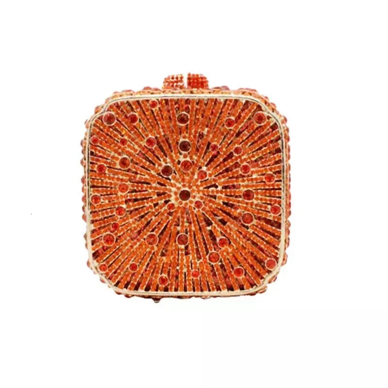 20 color womens crystal evening clutch bag dinner day banquet gemstone mobile wallet handbag 250317