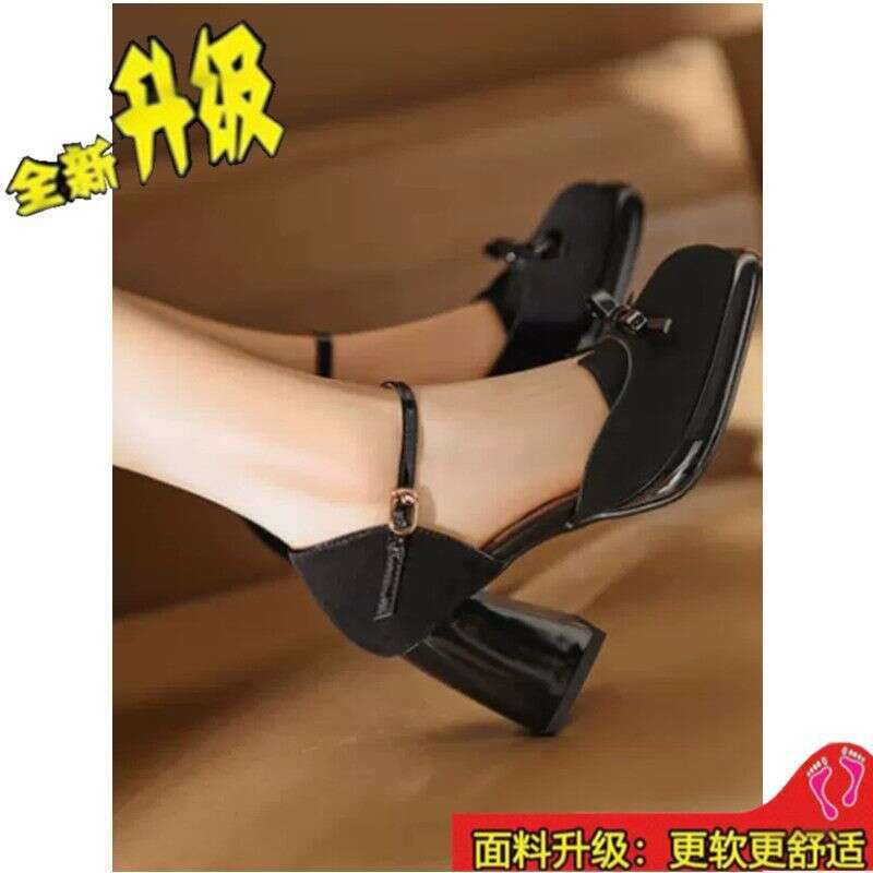 High Heel Z Summer New Style Baotou Sandals Women S Versatile And Comfortable One Button Hollow Coarse High Heels