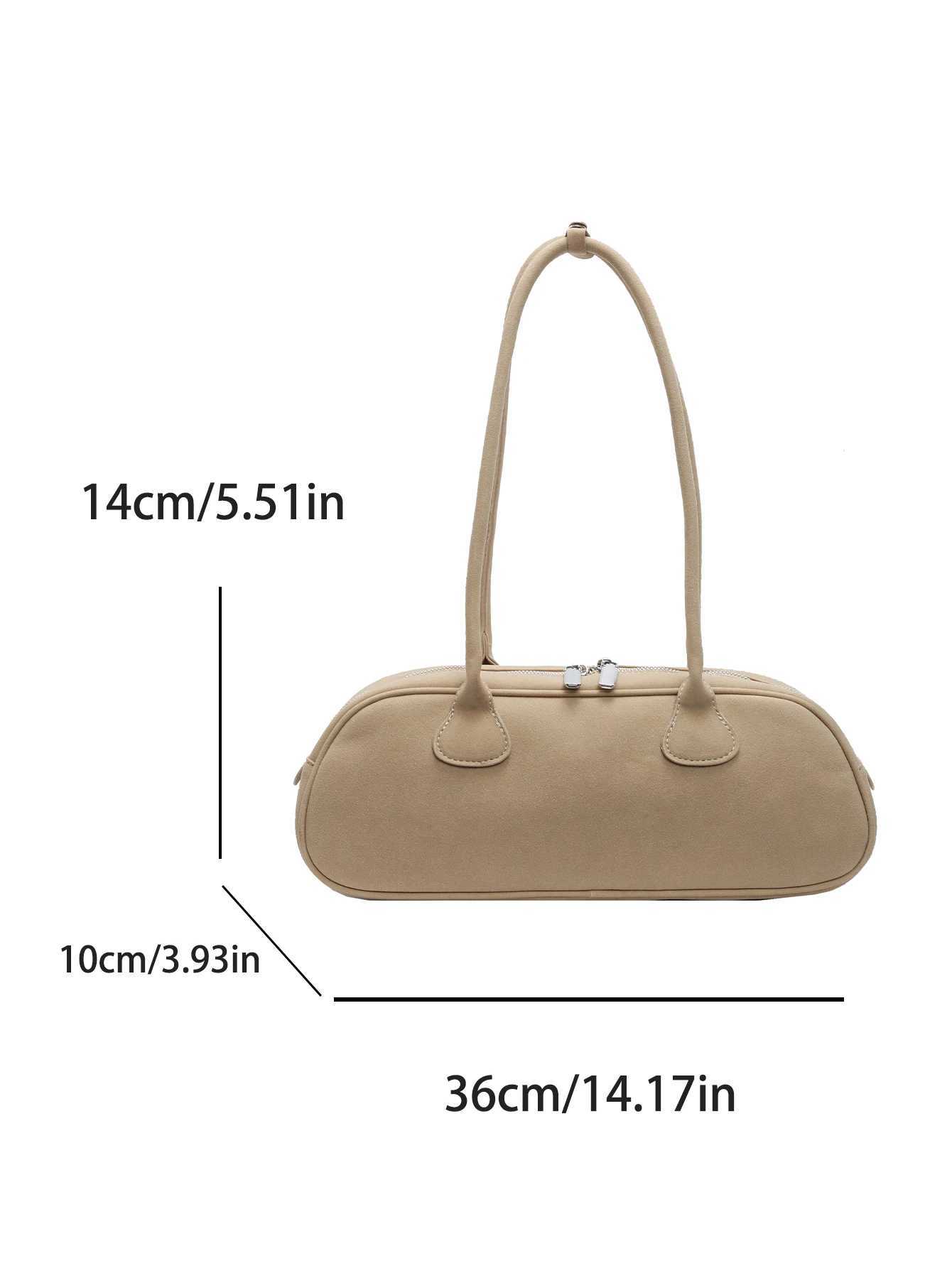 Retro frozen fashionable French high comfort casual handheld shoulder bag Y250319
