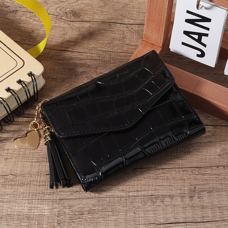 2025S Trend Designer Minimalist Short Coin Folding Cash Universal Small Storage Bag Women S Wallet