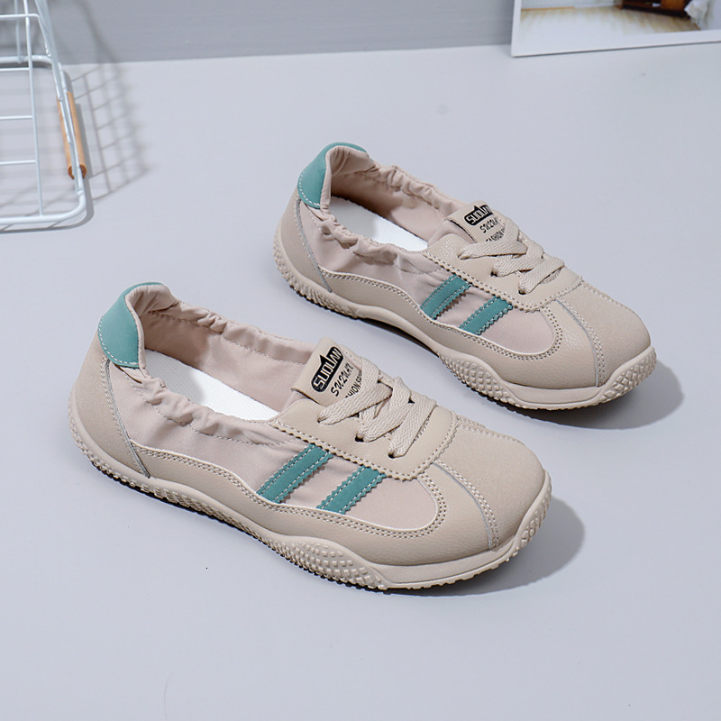 2025 new white Korean version female student net thick sole sports designer fashionable casual board shoes for the street