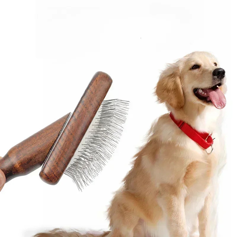 Chris Christensen Mark III Slicker Brush Groom Like A Professional Stainless Steel Pins Lightweight Beech Wood Body 250321