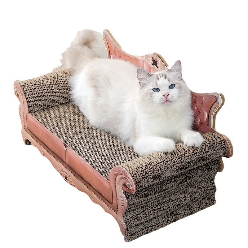 Elegant Kitten Nest Combining Sleeper Sofa & Claw Grip Surface
