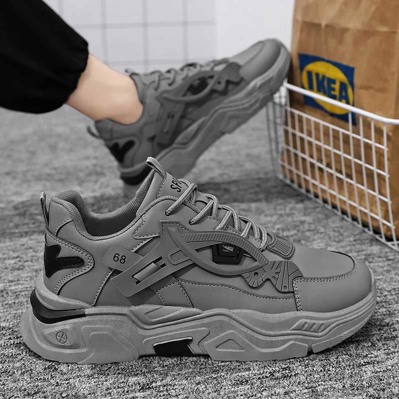 Mens casual sports shoes breathable lightweight fashionable outdoor soft mens running shoes sports jogging walking shoes Y250320