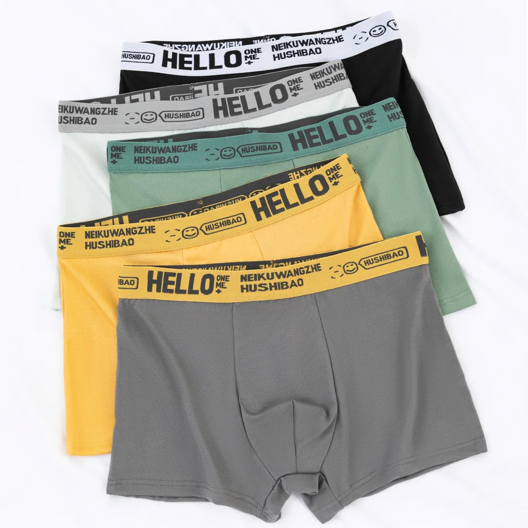 2 pieces of mens underwear fashionable boxing shorts breathable and elastic oversized 250320