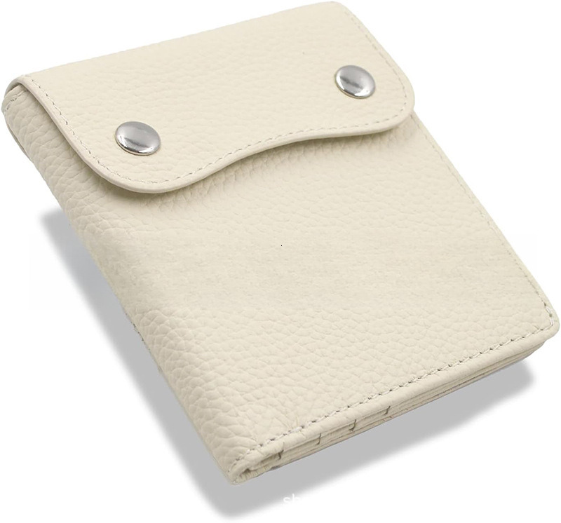 2025S Trend Designer Japanese Style Women S Genuine Leather Wallet Mini Simple Clip Layer Cowhide Multi Slot Card Bag Short Money Cloth