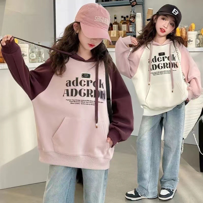 Ddmyshoesvip Spring And New Mid University Children S Autumn Girls Western Korean Edition Hoodie