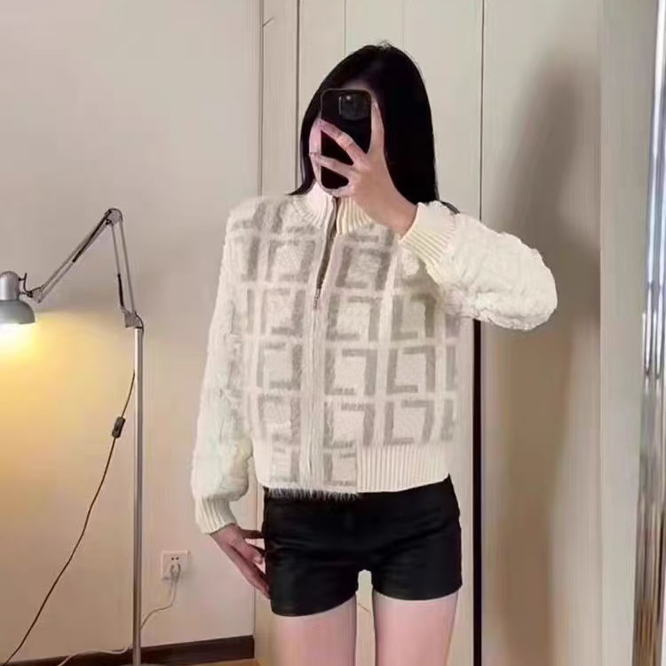 25ss Designer Women's Knitted Cardigan Sweater Fashion Bow Letter Knit Spring Summer High Quality Women's Casual Clothing