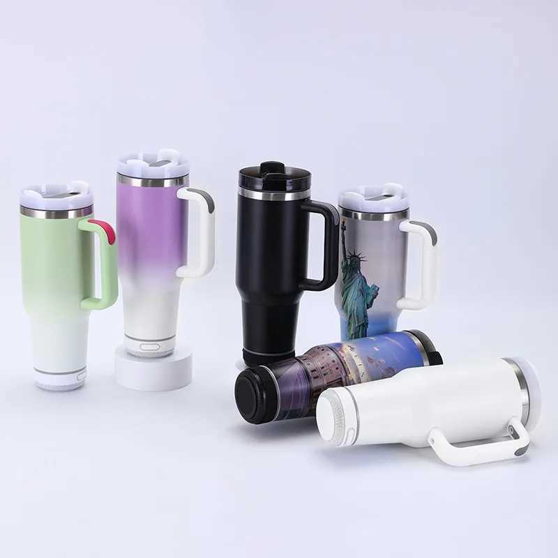 Stainless steel vacuum insulated cold bottle music cup Bluetooth speaker stereo subwoofer 40oz X250321