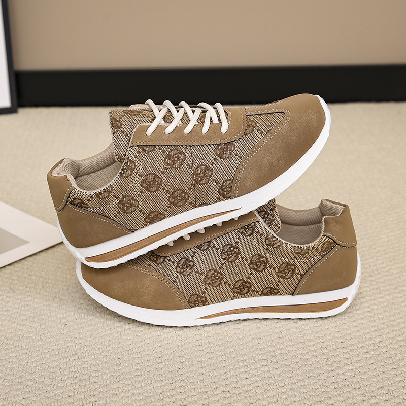 hot free shipping designer Casual Shoes outdoor trainer breathable platform black shoes for woman