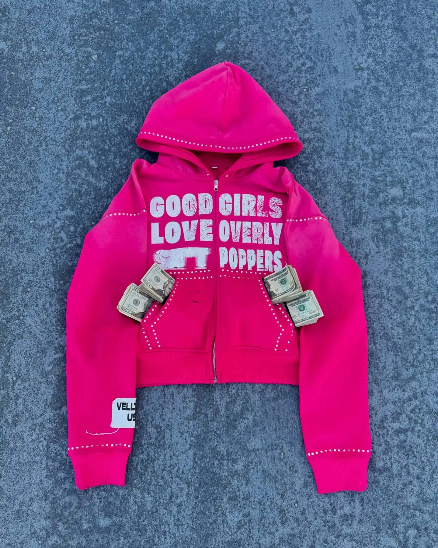 Vintage Hoodie Y2K Mens Harajuku Gothic Hip Hop Alphabet Graphic Abuse Retro Super Big Sportswear Zipper Jacket 250317
