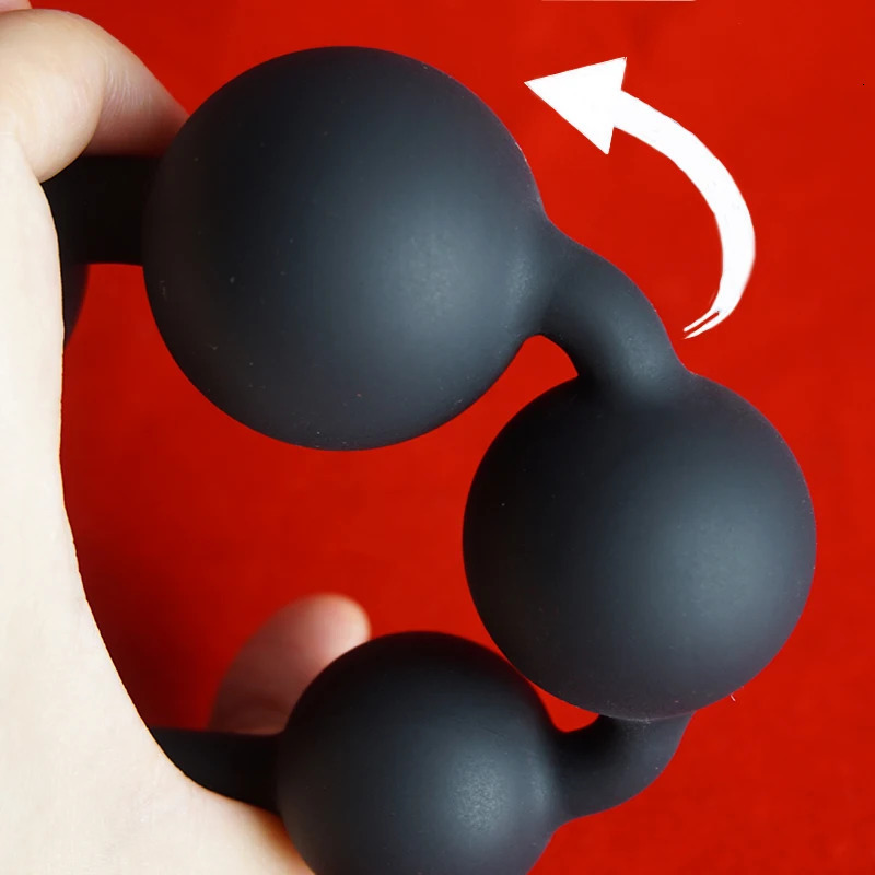 Silicone Anal Beads DilatorBig Annals BallsLong Ass Anus But Butt PlugAnalplug Buttplug ButplugAnalsex Prostate Sex Toys 250320