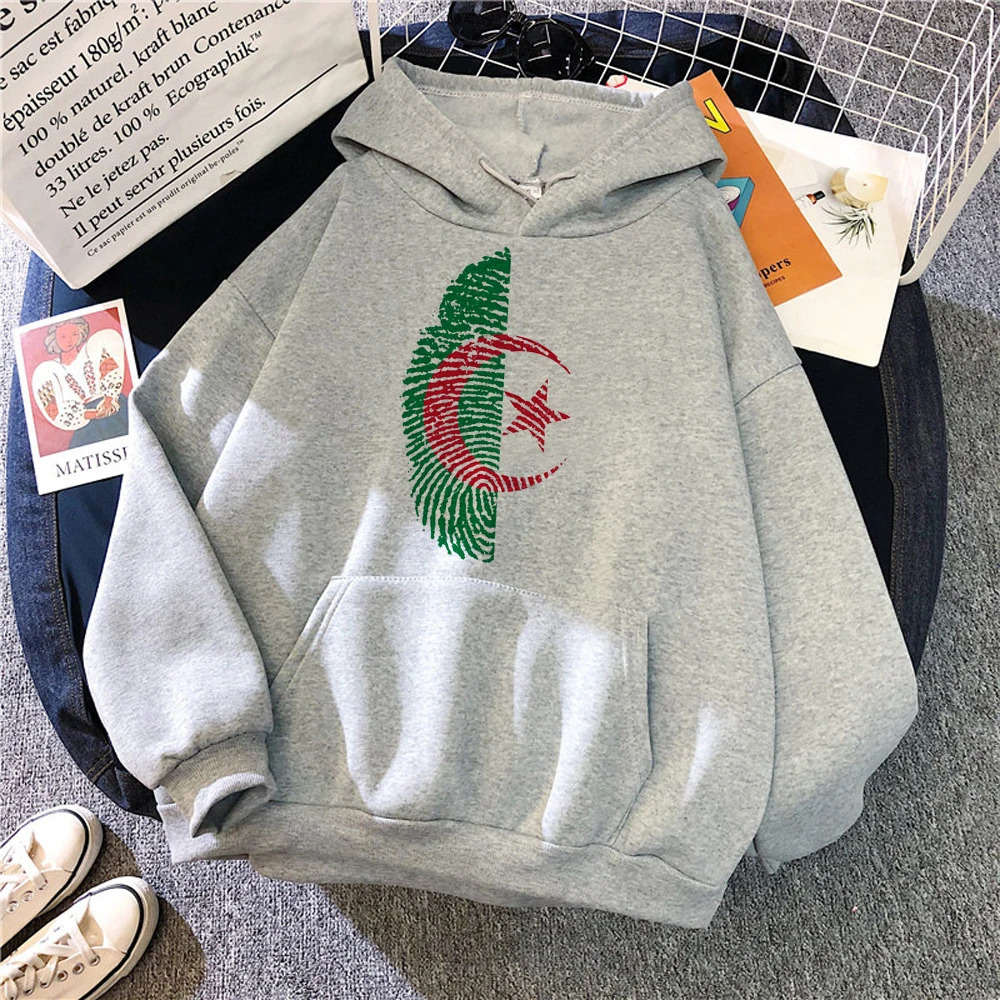 Algeria hoodies women vintage japanese sweat y2k gothic sweater tracksuit women anime sweatshirts 250320