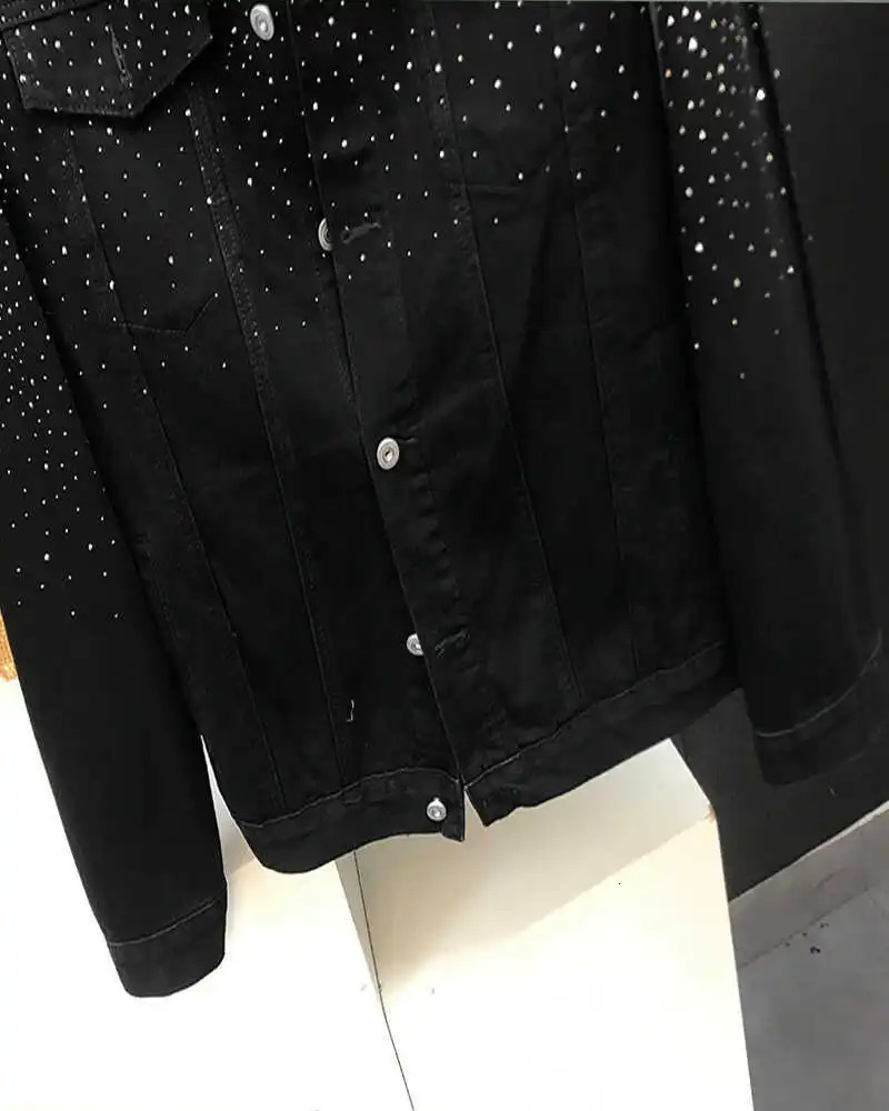 Fashionable Diamond Jacket Spring and Autumn 2025 Mens Tops Retro Short Jackets 250313