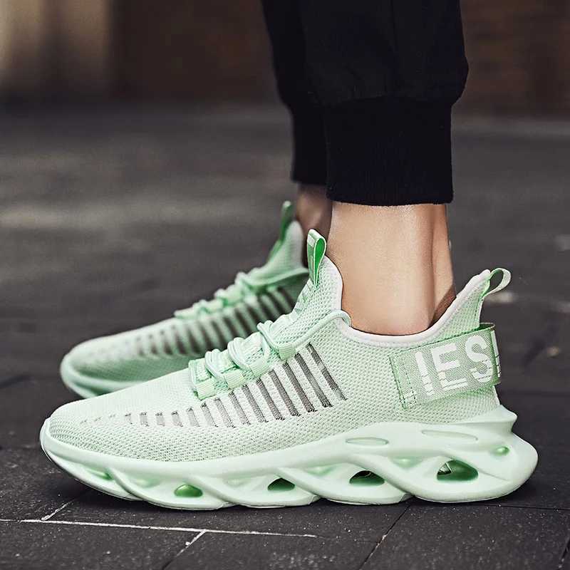 Mesh Casual Shoes Mens Shoes Breathable MENS Sneakers Lace-up Lightweight Plus Size MENS Tennis Shoes Black White Brown Green Y250320