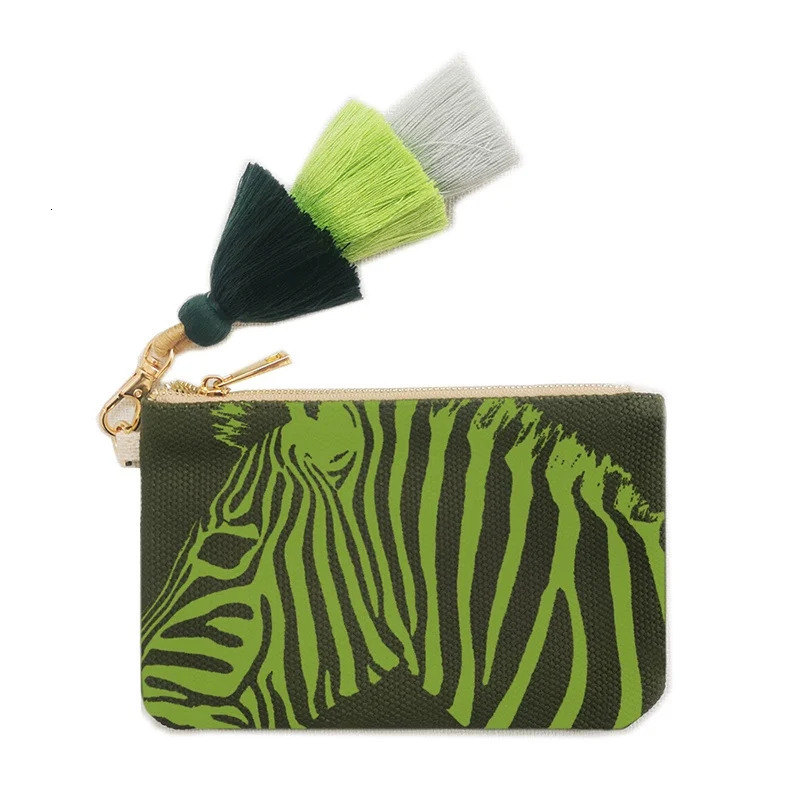 Fashion Pattern n Letter Wallets For Women Personality Printing Cotton Clutch Purse Ladies Beach Bag Party 250317