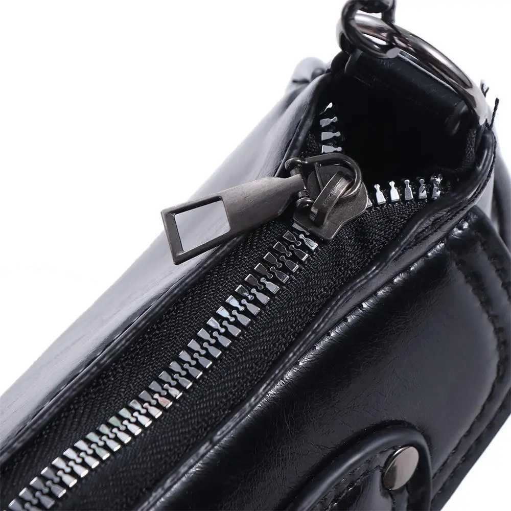 Fashion new design buckle arm bag Y2K Harajuku Y2K shoulder bag casual Gothic spicy girl handbag womens Y250320