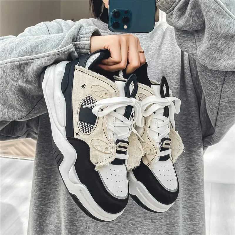 Zapatillas Fashion Button Mens Running Shoes Designer Bread Shoes Casual New Brand Casual Sports Shoes Board Shoes Y250320