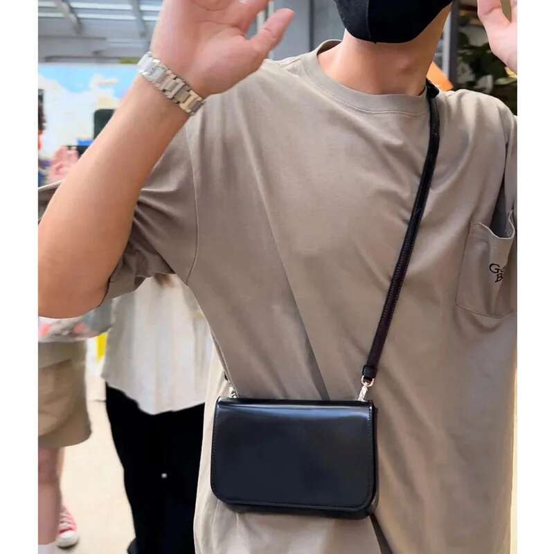 Genuine Leather Women Small Square Versatile Handbags High Quality Ladies Phone Bag Solid Color Shoulder Messenger Bags 2024