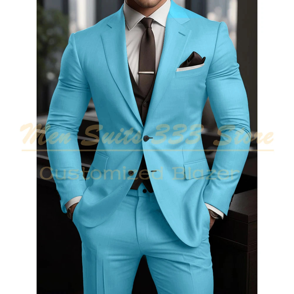 High Quality Mens Suits Grey Outfits Single Breasted Notch Lapel Wedding Costume 3Piece Jacket Pants Vest Slim Fit 2025 250311