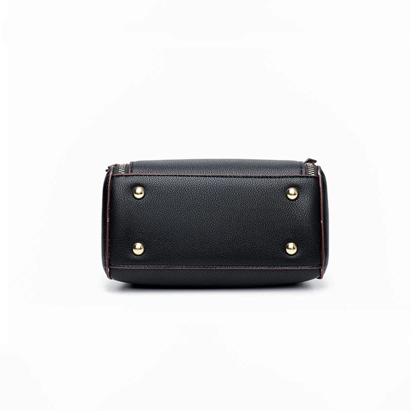 Small Bucket Shoulder Bags For Women er PU Leather Messenger Crossbody Bags Ladies Casual Solid Color Purse Handbag 250314