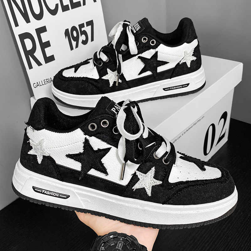 2025 With Box Designer fashionable casual shoes spring niche original versatile board shoes for teenagers Korean version fashion casual sports star tr
