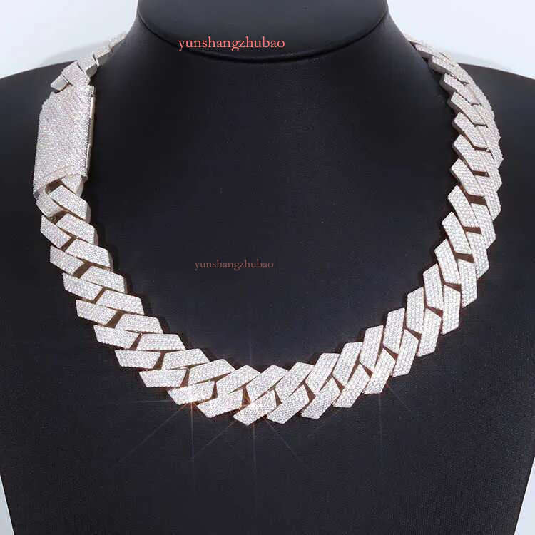 necklaces designer jewelry necklace cuban k chain Pendant Necklaces Iced Out Pass Dia Tester Sterg Sier Necklace Vvs Moissanite chains for men
