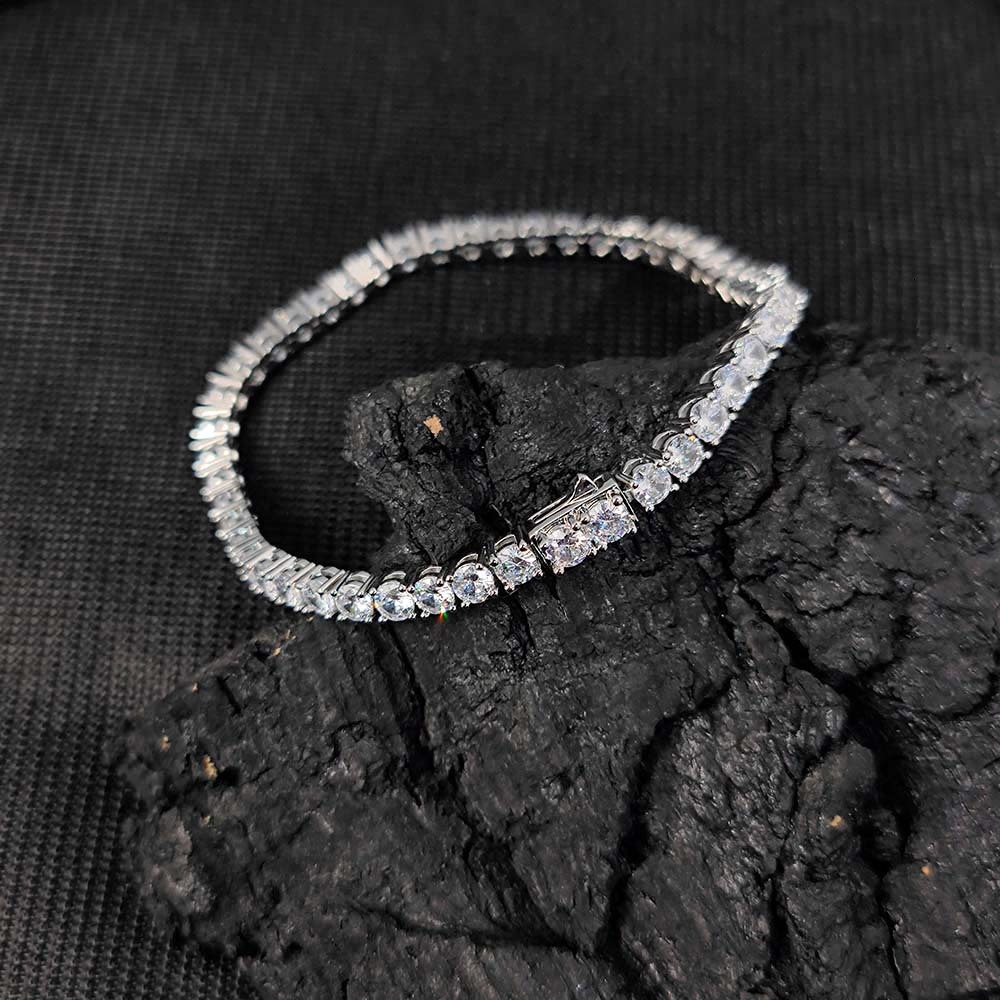 Iced Out 3A CZ Tennis Chain for Women Men Exquisite Fashion 3mm 4mm 5mm Necklace Hip Hop Jewelry