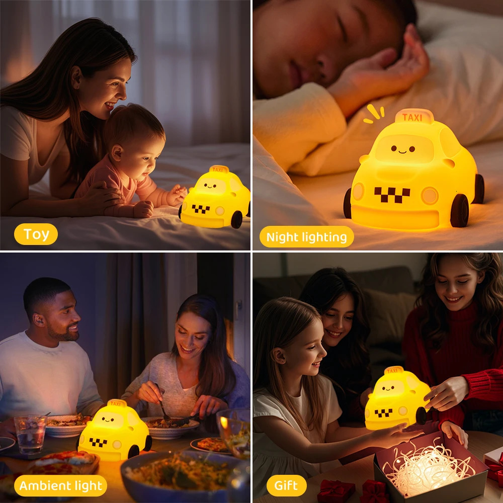 LED Tennis Night Light for Baby Nursery Toddler Fun Football Silicone Sleeping Light Rechargeable Bedside Touch Lamp For Room 250320