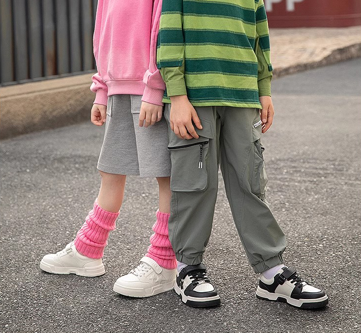 Ariaca Spring and Autumn Children's Sports Shoes, Boys' Little White Shoes, Middle and Large Children's Low Top Shoes, Board Shoes