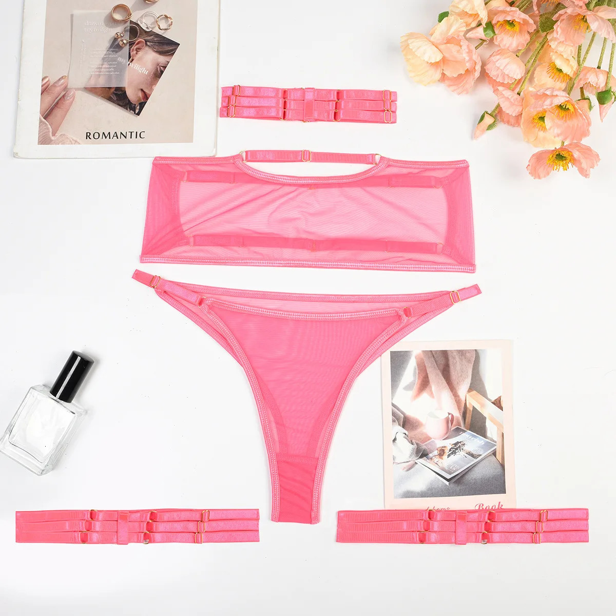 Sensual Lingerie Open Bra See Through Fancy Underwear Uncensored Lace Porn Exotic Sets Sexy Outfits Intimate 250320
