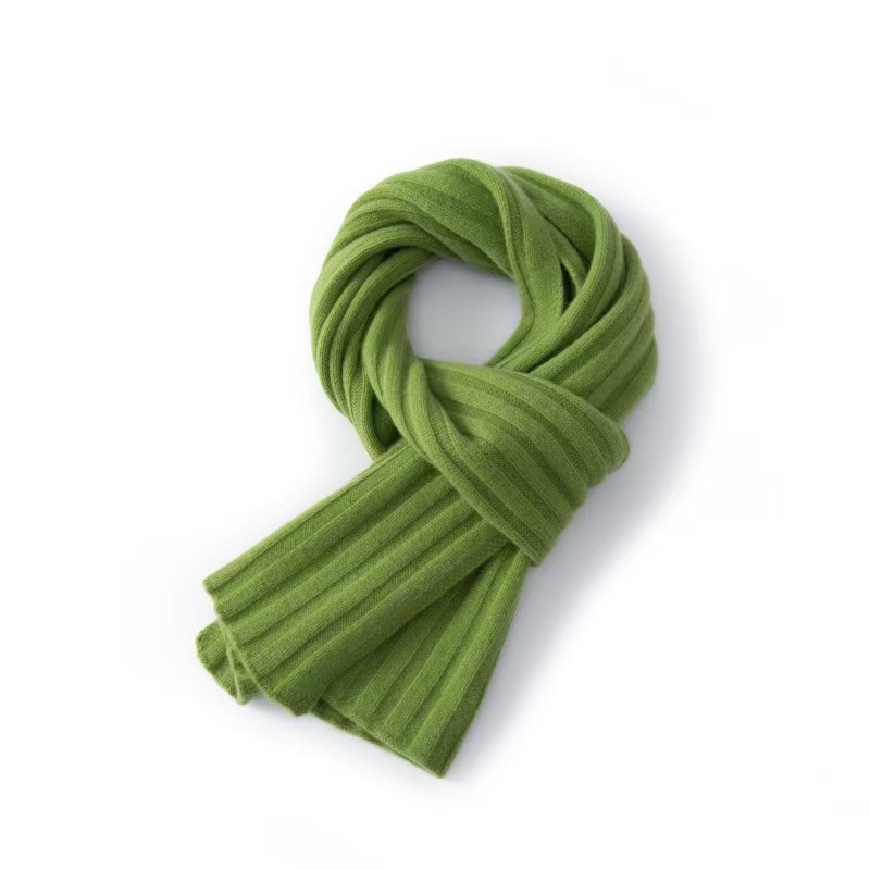 K192 100% pure wool scarf ~ Selected Australian wool warm knitted wool scarf versatile men and women neck gift