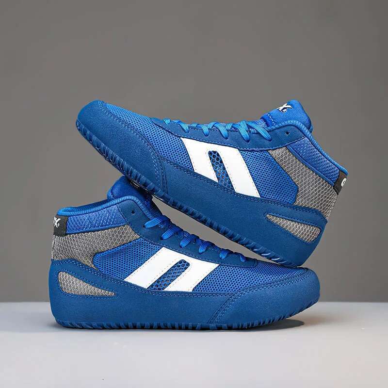 New Shoe Fighting Bo Wrestg Rubber Outsole Breathable Wear-resistant Shoes for Child Women Men Size 29-44