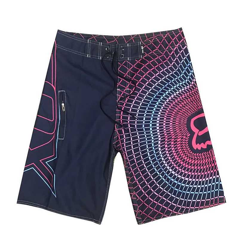 Spring and summer mens travel leisure beach fast drying beach pants sports five point surfing fancy shorts mens W250321