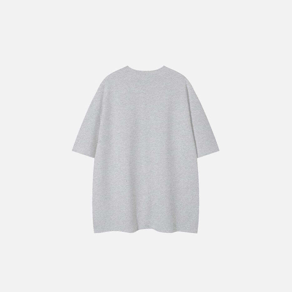 Sausage puppy plush embroidered short sleeved T-shirt casual loose cotton top ins men and women summer